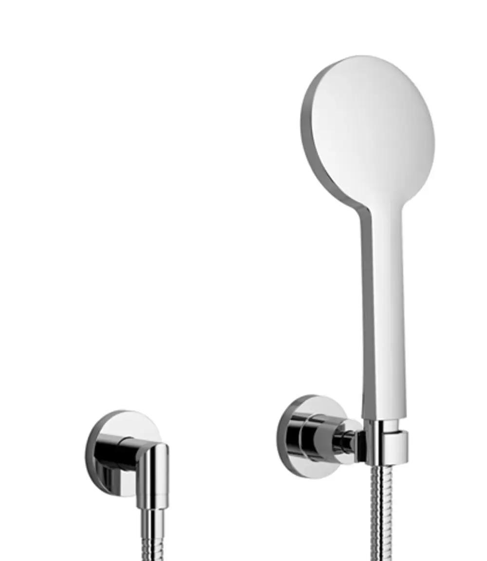 DORNBRACHT Schlauchbrausegarnitur mit Einzelrosetten TARA 27803892 Dark Chrome(DF red.), 27803892-190010 Galeriebild 1